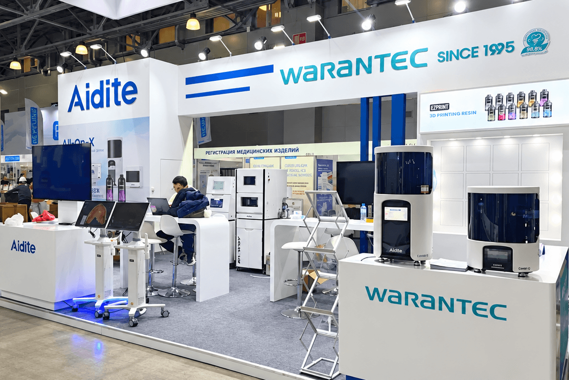 Цифровая стоматология на стенде Aidite × Warantec × Dental Hub: изображение 3